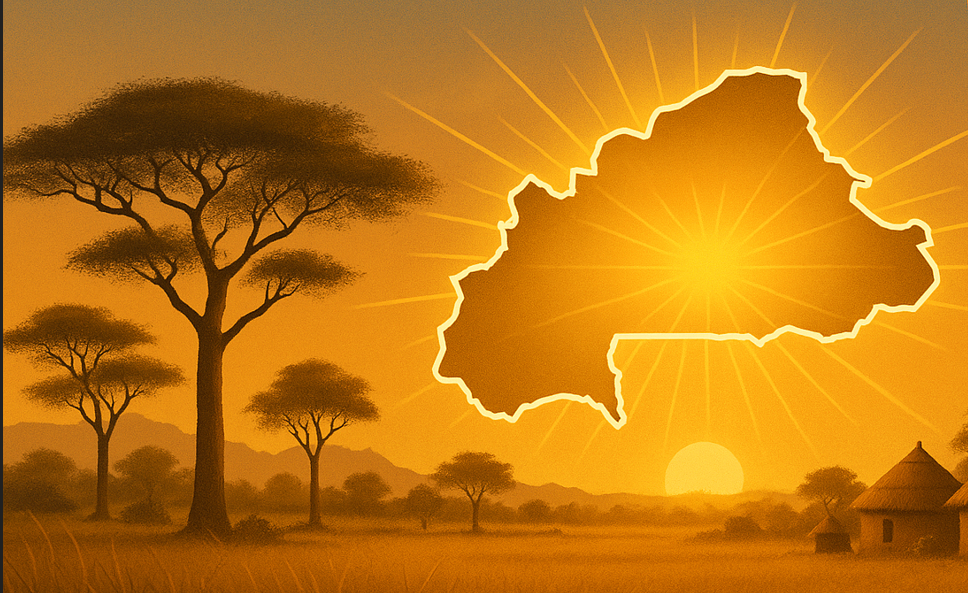 Photo paysage carte Burkina faso